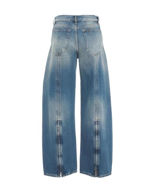 Liu Jo Blue Wide-Leg Jeans