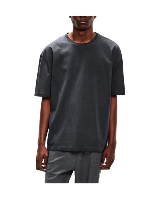 Maison Margiela Blue Solid Color T-Shirt for men