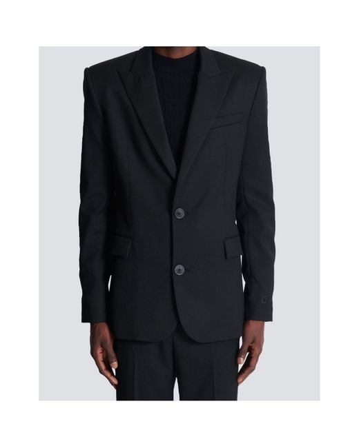 Balmain Black 2-Button Jacket for men