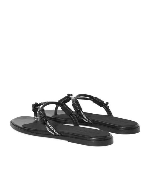 Off-White c/o Virgil Abloh Black Sholace Sandals
