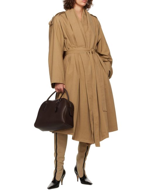 The Row Brown Double-Handle Handbag