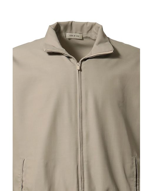 Fear Of God Natural Zip-Up Track Jacket for men