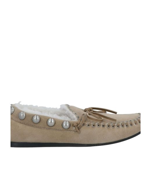 Isabel Marant Gray Suede Loafers