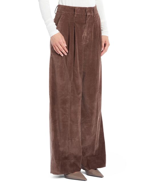 Dondup Brown Eloise Pleated Trousers
