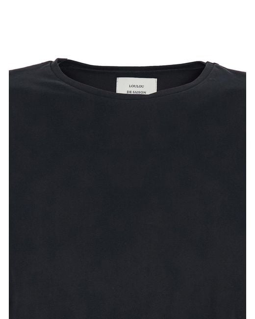 Loulou de Saison Black Osis Oversized T-Shirt