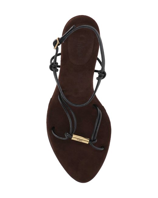 Chloé Metallic Chloé Matilda Sandals