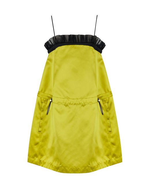 Off-White c/o Virgil Abloh Yellow Mini Dress