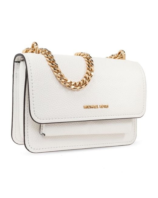 MICHAEL Michael Kors White Claire Shoulder Bag