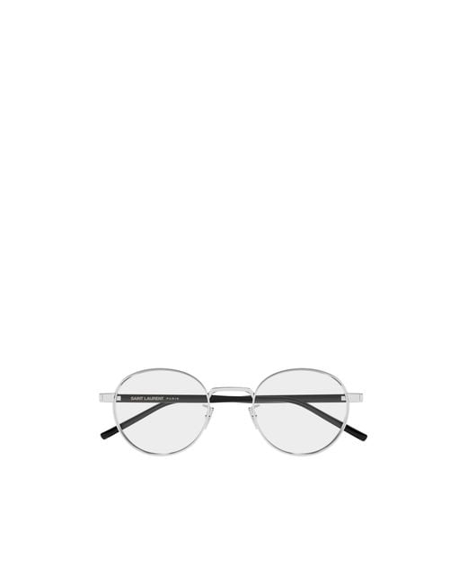 Saint Laurent White Full-Frame Plain Mirror for men