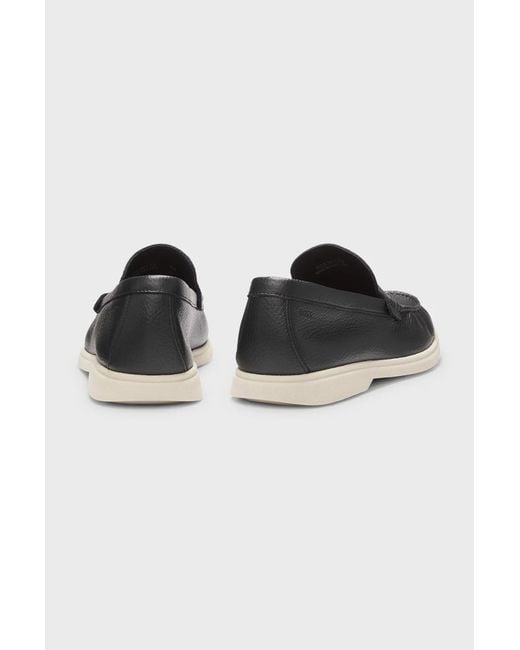 Boss Black Round Toe Loafers for men