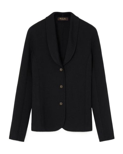 Loro Piana Black Long-Sleeved Jacket