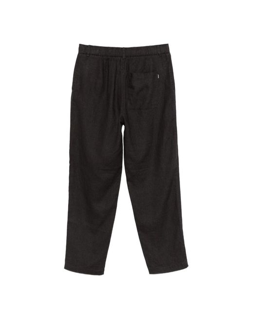 Ecoalf Black Ethiwin Elasticated Trousers for men