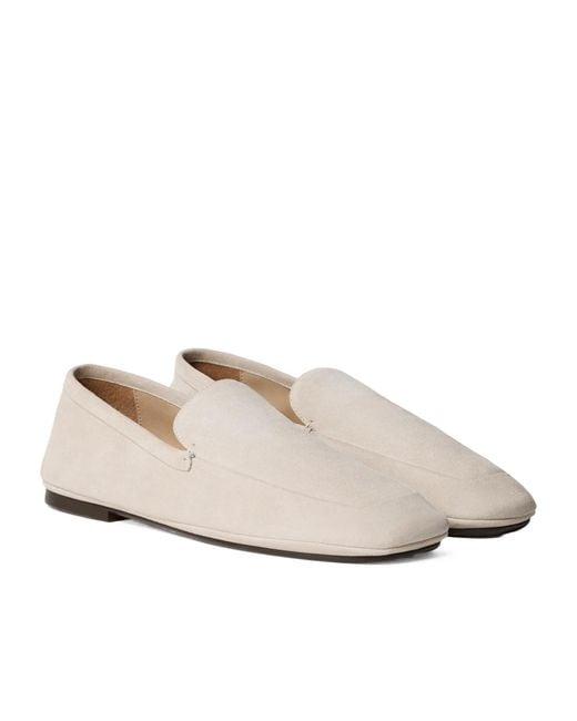 Lemaire White Slip On Flat Loafers for men