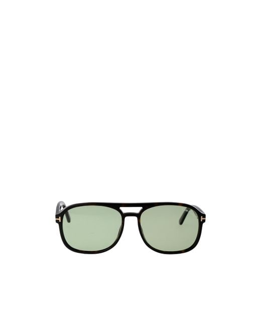 Tom Ford Green Eyewear Aviator-Frame Sunglasses for men