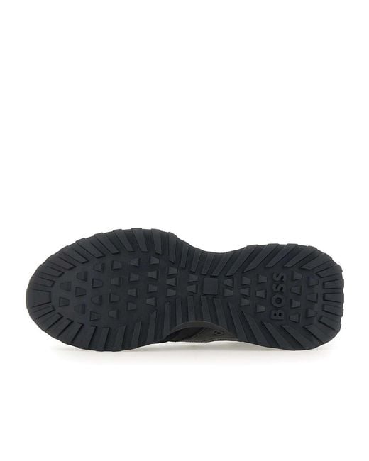 Boss Black Boss Logo Embossed Lace-Up Sneakers for men