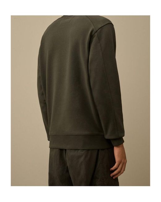 C P Company Green Lens Detail Sweatshirt for men