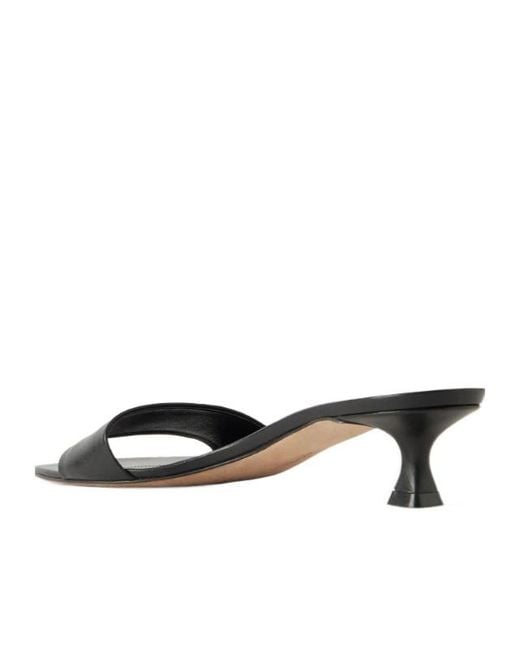 The Row Black Combo Two Leather Sandals