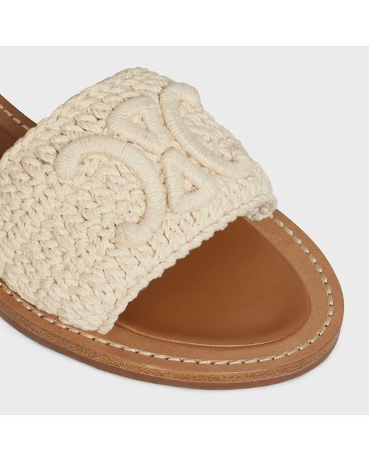 Céline White Lympia Sandal