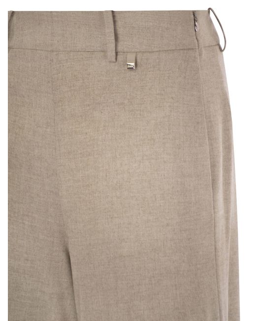 Herno Natural Belt Loop Casual Pants