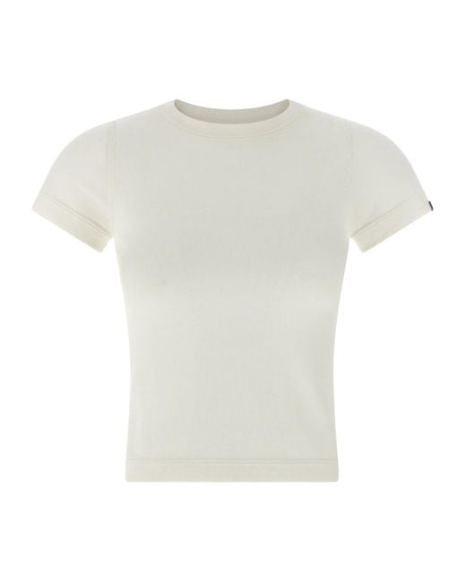 Extreme Cashmere White Short-Sleeved T-Shirt