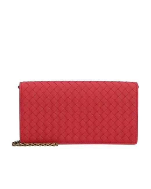 Bottega Veneta Checkered Flip Shoulder Bag