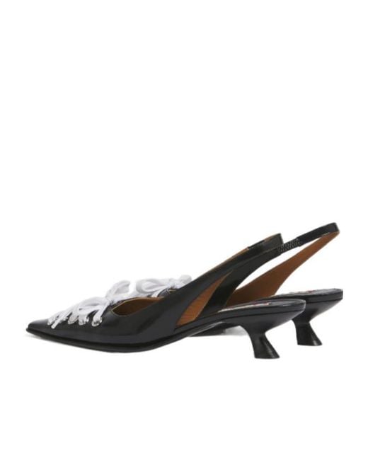 Marni Multicolor Leather Kat Slingback Pumps