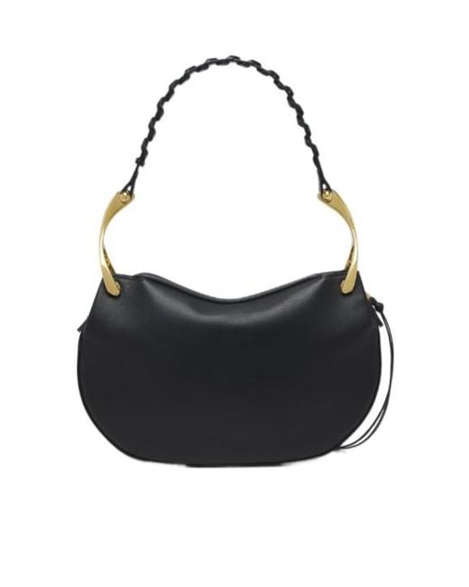 McQueen Black Wishbone Shoulder