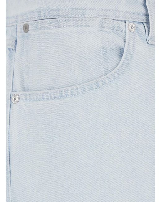 Stone Island Blue Loose-Fit Five-Pocket Jeans for men