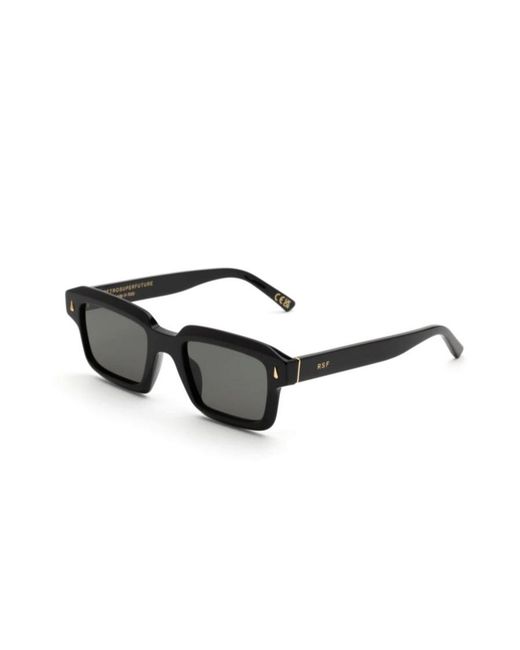 Retrosuperfuture Black Sqaure Frame Sunglasses for men
