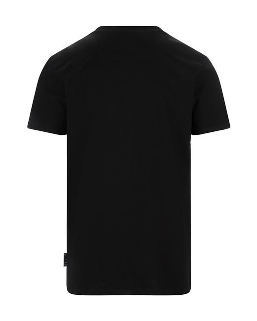 Philipp Plein Black 'Tattoo' Round-Neck T-Shirt for men