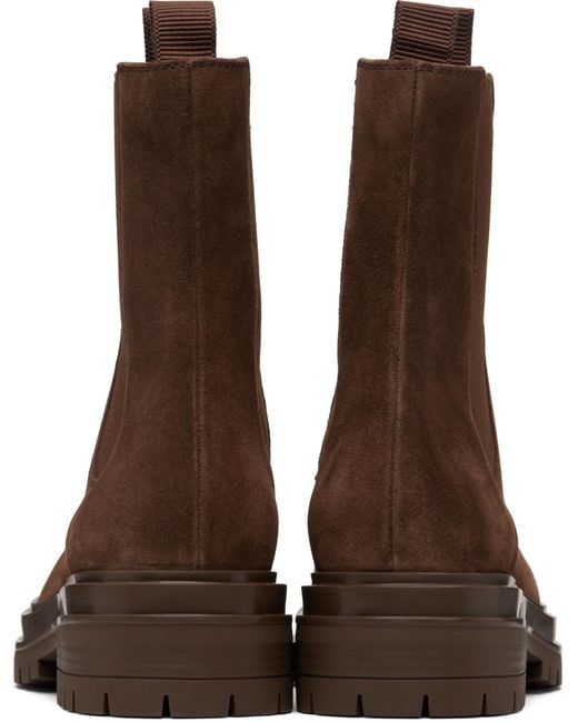 Gianvito Rossi Brown Chester Chelsea Boots