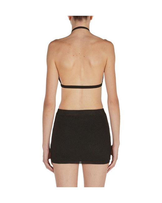 1017 ALYX 9SM Black Knitted Buckle Top