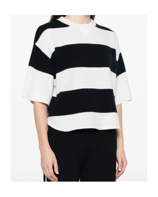 Dorothee Schumacher Black Striped Sweater