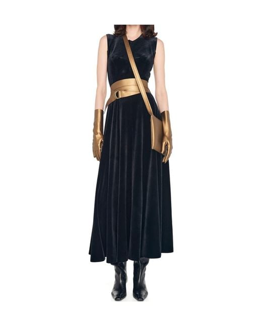 Norma Kamali Blue Grace Maxi Dress