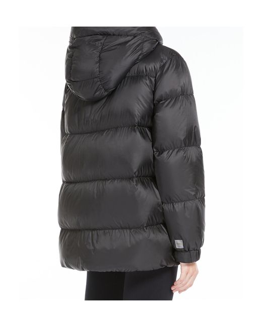 Max Mara Black The Cube Seia Zip-Up Hooded Jacket