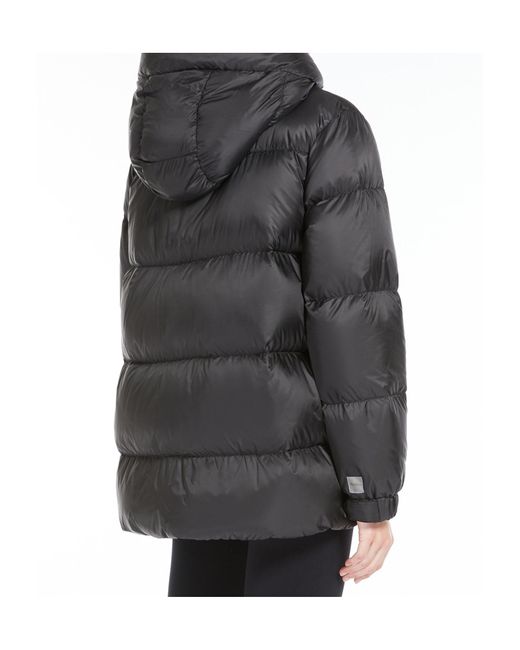 Max Mara Black The Cube Seia Zip-Up Hooded Jacket