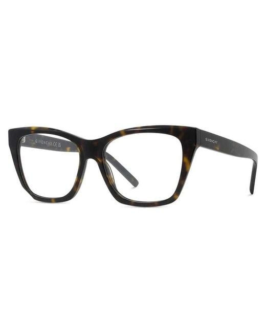 Givenchy White Cat-Eye Glasses