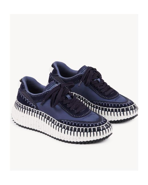 Chloé Blue Nama Sneakers