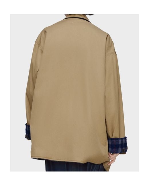 Maison Margiela Natural Reversible Caban Jacket