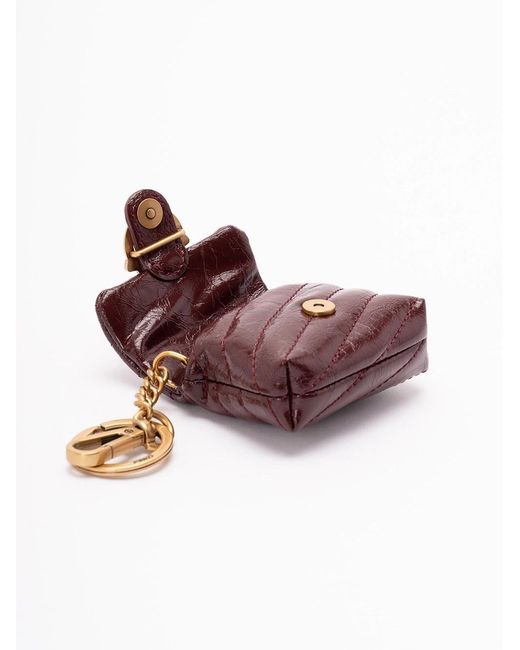 Pinko Purple Love Bag Puff Airpods Case