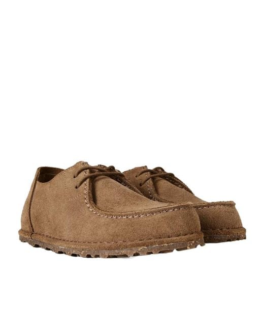 Birkenstock Brown Utti Lace Boat Shoes