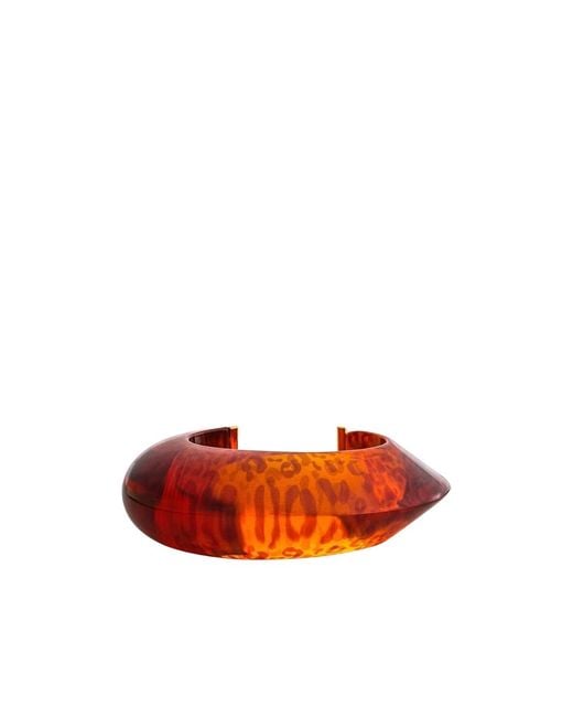 Alaïa Orange Open Bracelet
