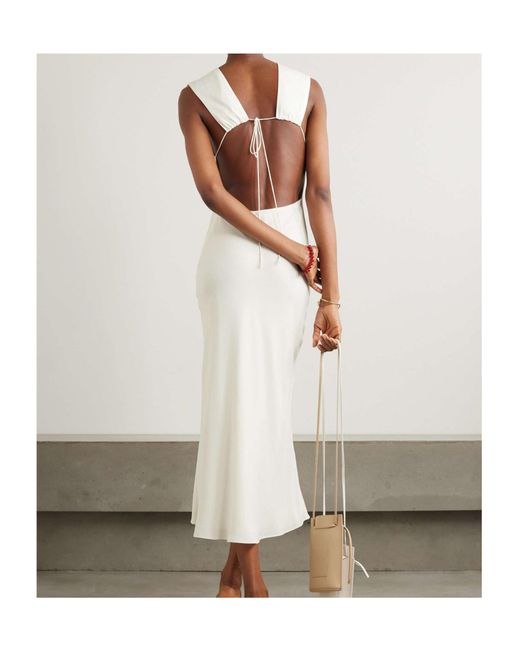 St. Agni White Sleeveless Dress