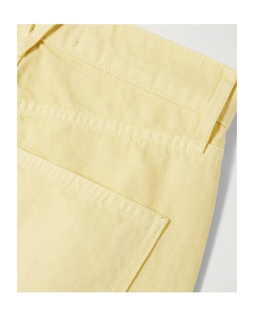 Veronica Beard Yellow Taylor Flared Jeans