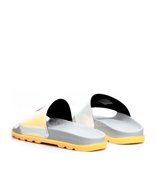 Karl Lagerfeld Multicolor Round Head Slippers