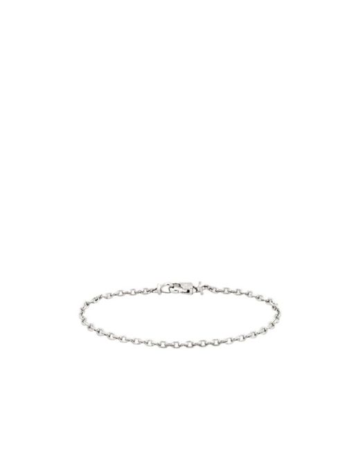 Tom Wood White Logo Bracelet