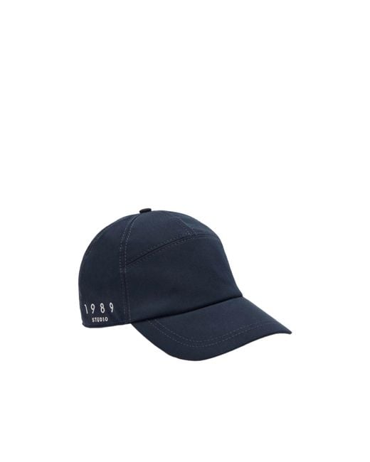 1989 STUDIO Blue Logo Baseball Cap for men