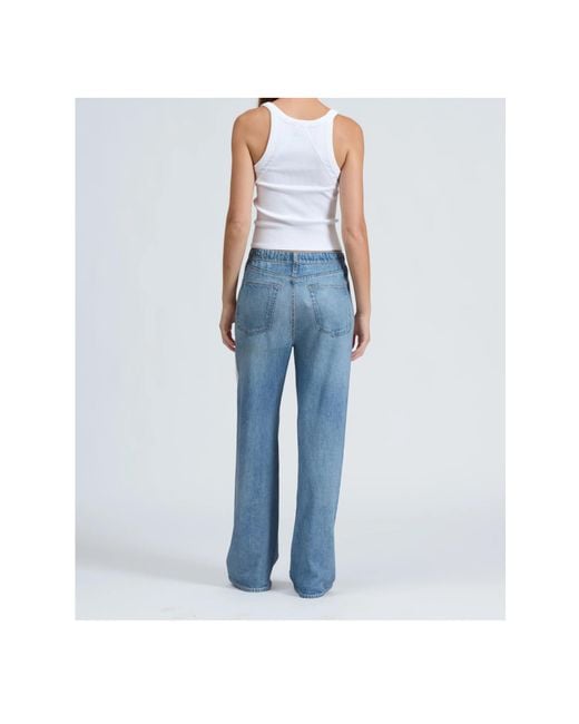 Rag & Bone Blue Ribbed Tank Top