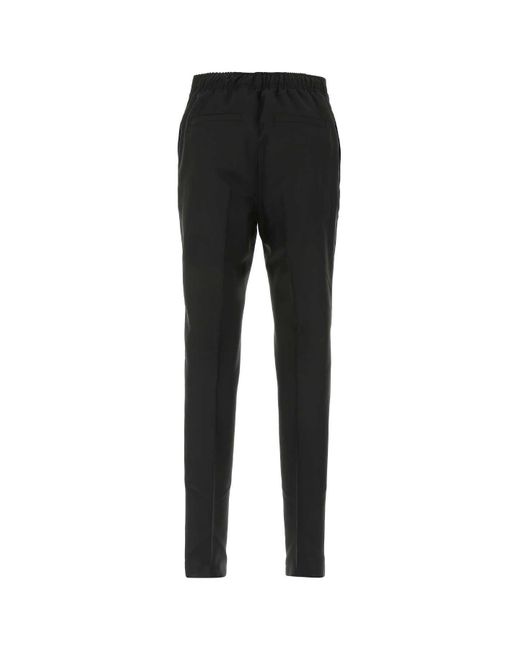 Givenchy Black Straight-Leg Tailored Trousers for men