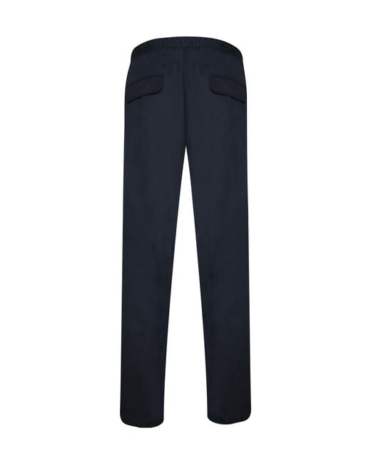 Moncler Blue Drawstring Jogging Pants for men